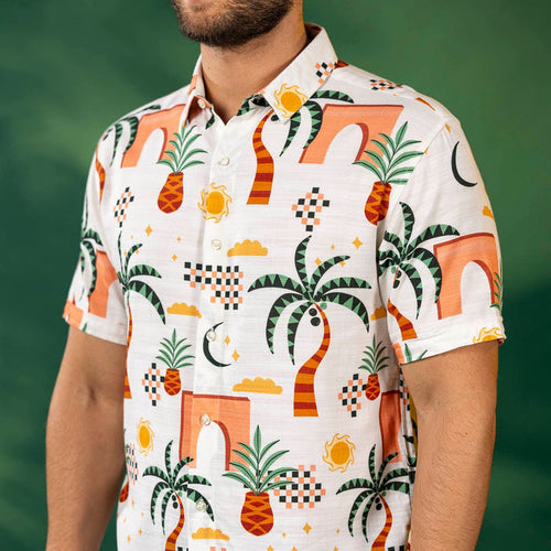 RSVLTS RSVLTS Bamboo Short Sleeve Shirt Mirage – Bamboo Short Sleeve Shirt Mirage – Bamboo Short Sleeve Shirt