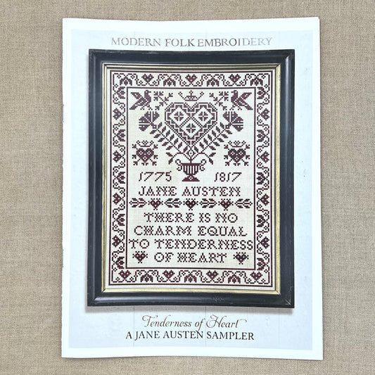 Modern Folk Embroidery - Tenderness of Heart: A Jane Austen Sampler - Booklet Chart