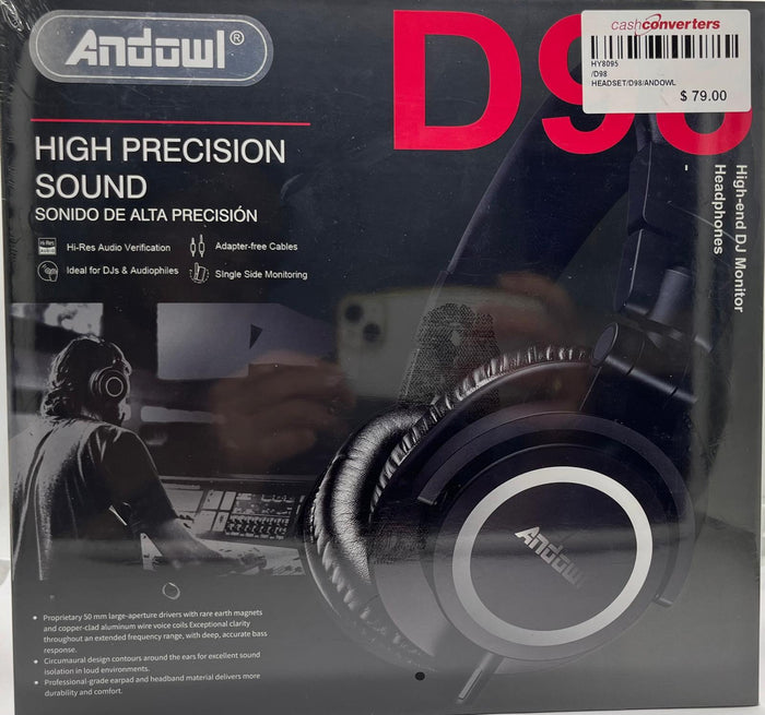 Monitor Headphones-Andowl/D98/DJ