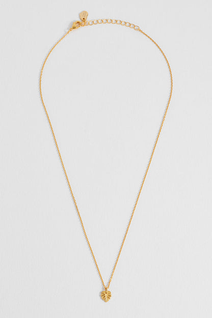 Monstera Leaf Necklace