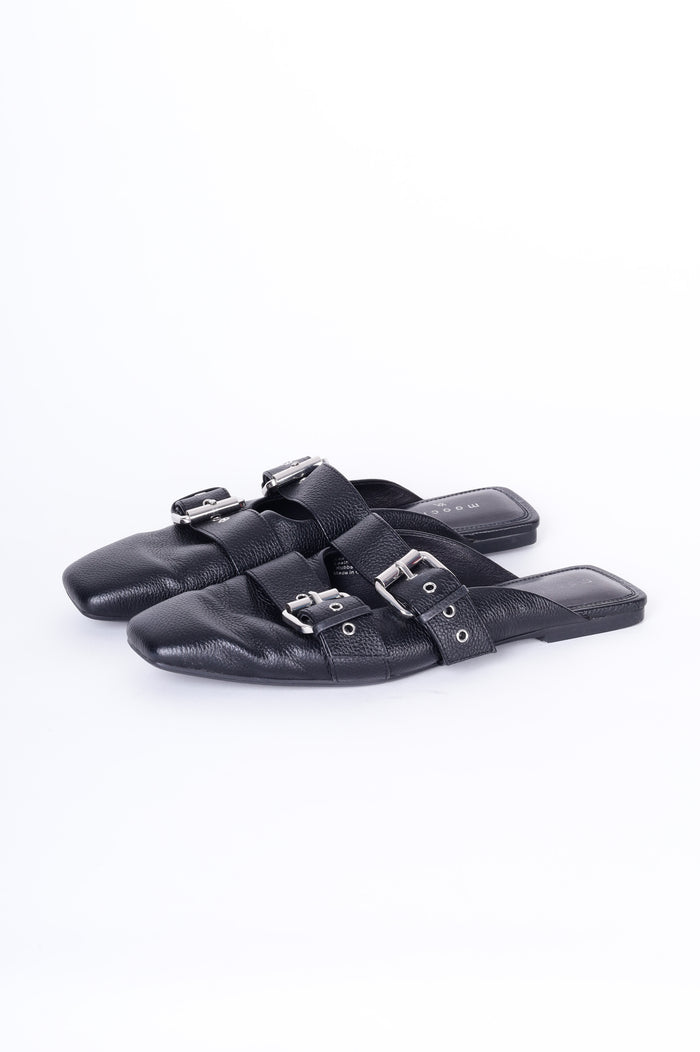 Moochi Womens Black Shoes Size EU 42