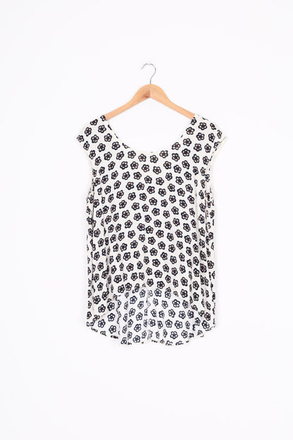 Moochi Womens White Top Size 14