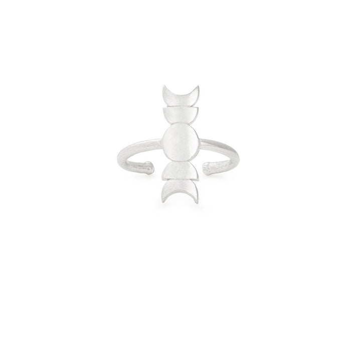 Moon Phase Adjustable Ring, .925 Sterling Silver, Alex and Ani
