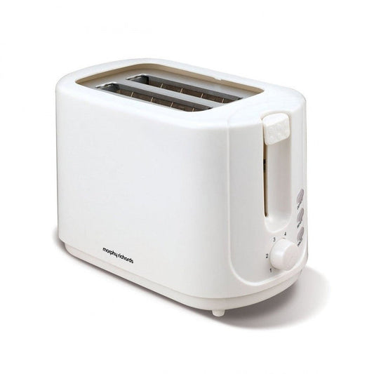 Morphy Richards 2 Slice Toaster in White | 980569 Morphy Richards Toaster Euronics Ireland