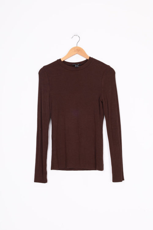 Mossman Womens Brown Top Size 12