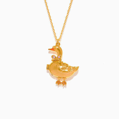 Mother Goose Locket Necklace