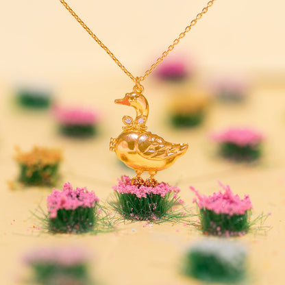 Mother Goose Locket Necklace