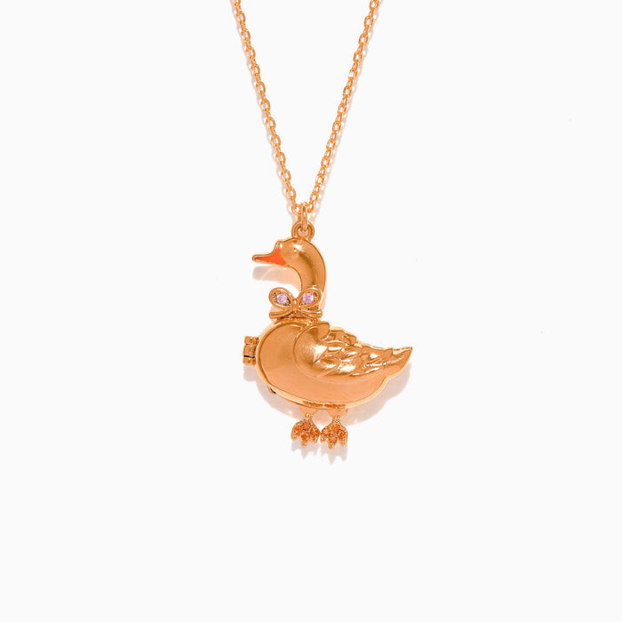 Mother Goose Locket Necklace
