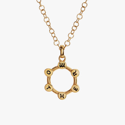 Mother Hidden Message Acrostic Necklace