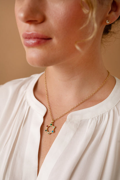 Mother Hidden Message Acrostic Necklace