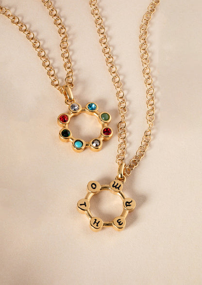 Mother Hidden Message Acrostic Necklace
