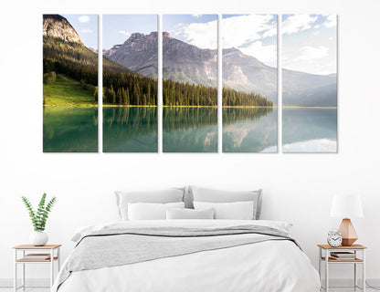 Mountain Lake Canvas Print #7218