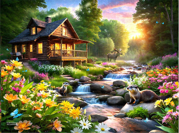 Mountain Otter Stream 1000 pc Puzzle