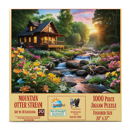 Mountain Otter Stream 1000 pc Puzzle