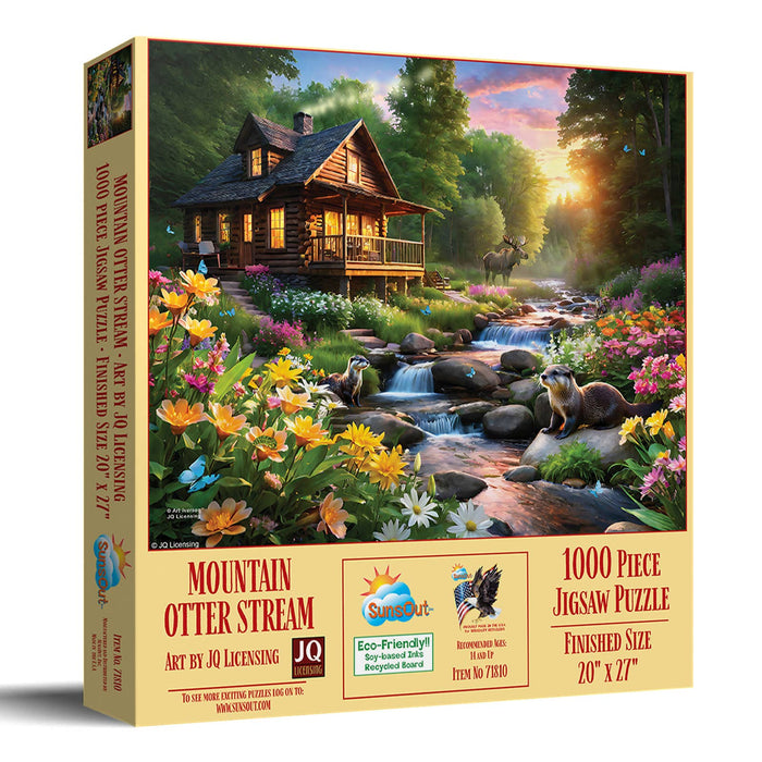 Mountain Otter Stream 1000 pc Puzzle