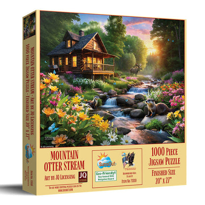 Mountain Otter Stream 1000 pc Puzzle