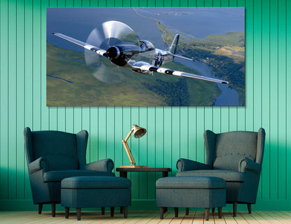 Mustang Aircraft Canvas Print #3181