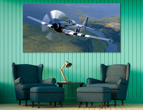 Mustang Aircraft Canvas Print #3181