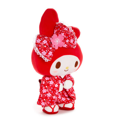 My Melody 14" Red Standing Plush (Spring Kimono Series) Plush NAKAJIMA CORPORATION