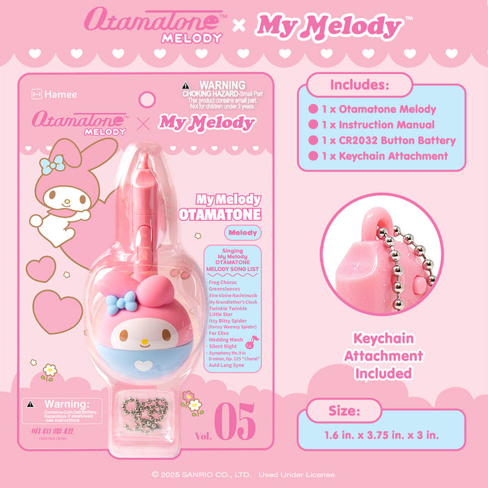 My Melody Mini Otamatone Melody Charm Accessory Hamee.com - Hamee US