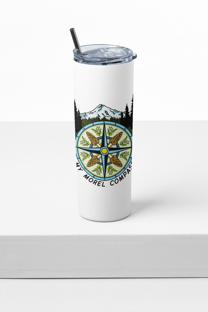 My Morel Compass 20oz Steel Travel Mug