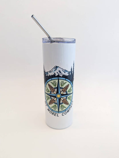 My Morel Compass 20oz Steel Travel Mug