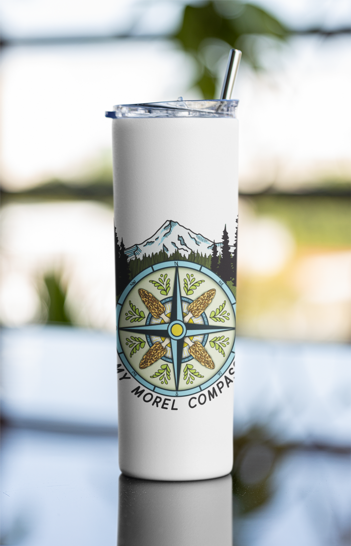 My Morel Compass 20oz Steel Travel Mug