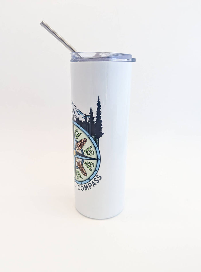 My Morel Compass 20oz Steel Travel Mug
