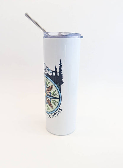My Morel Compass 20oz Steel Travel Mug