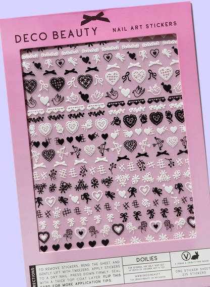 Nail Art Stickers - Doilies