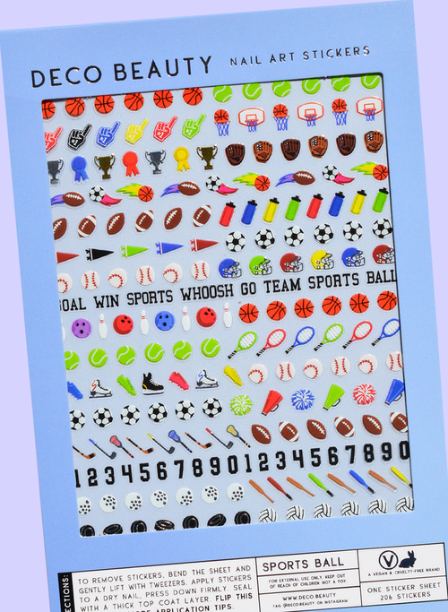 Nail Art Stickers - SPORTS BALL