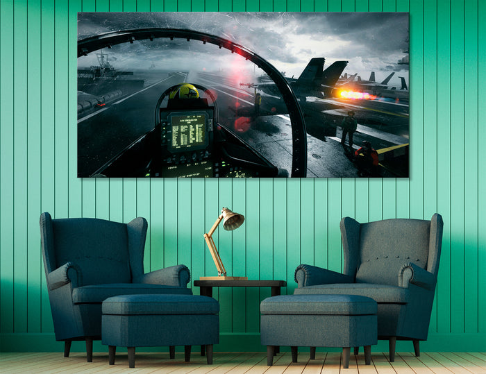 Navy Canvas Print #3187