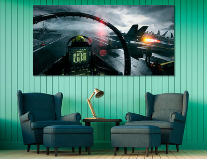 Navy Canvas Print #3187
