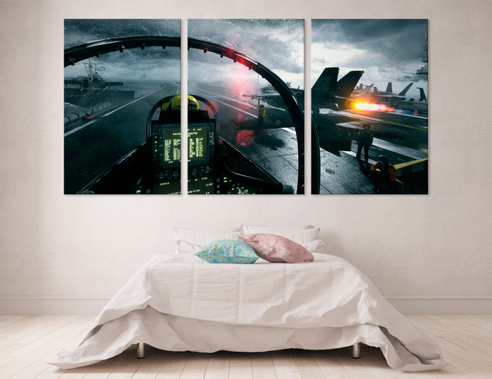 Navy Canvas Print #3187