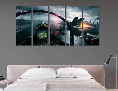 Navy Canvas Print #3187