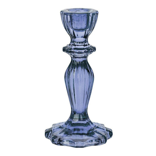 Navy Glass Candle Holder | Everyday Decor |