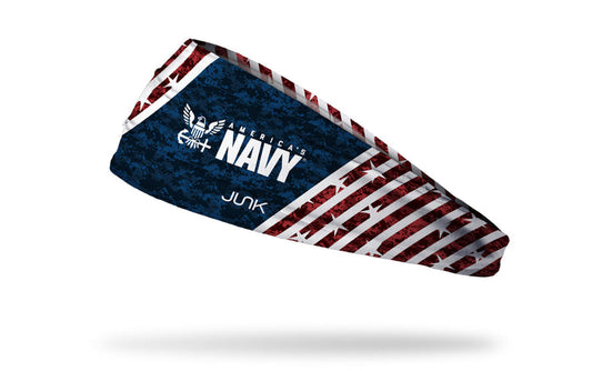 Navy: Red White and Blue Big Bang Lite Headband - View 1