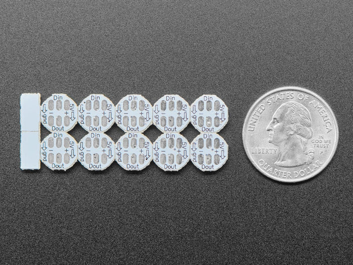 NeoPixel RGBW Mini Button PCB - Pack of 10 by The Pi Hut - The Pi Hut