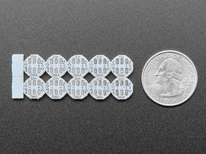 NeoPixel RGBW Mini Button PCB - Pack of 10 by The Pi Hut - The Pi Hut