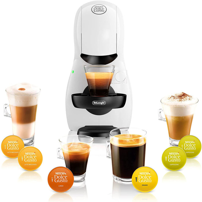 Nescafé® Dolce Gusto® Piccolo XS EDG110.WB Pod Machine (DeLonghi) – White and Black