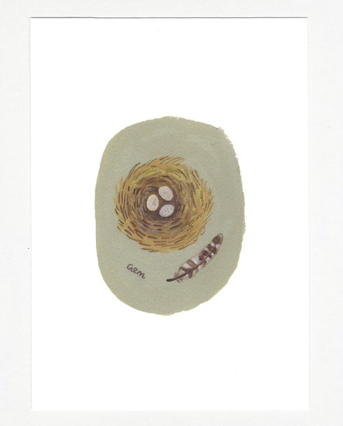 Nest and Feather a5 print