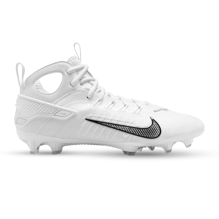 Nike Huarache 9 Elite Lacrosse Cleats - White/Black