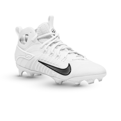 Nike Huarache 9 Elite Lacrosse Cleats - White/Black