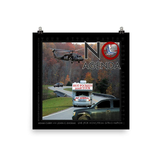 NO AGENDA 0321 - cover art poster print