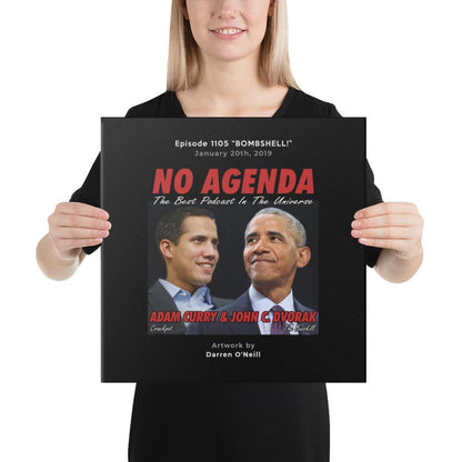 NO AGENDA 1105 - customizable canvas cover art