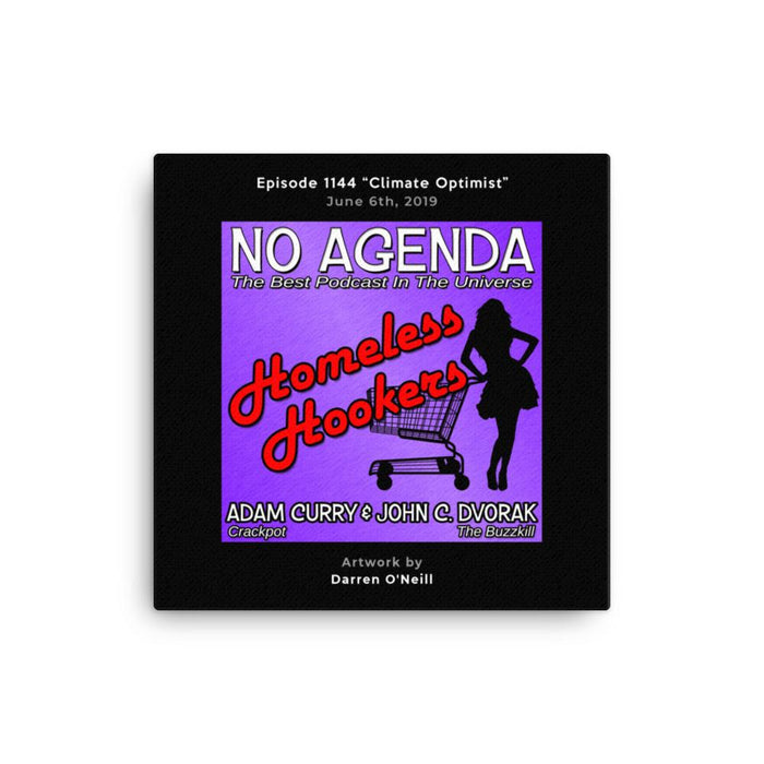 NO AGENDA 1144 - customizable canvas cover art