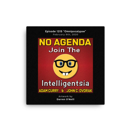NO AGENDA 1215 - customizable canvas cover art