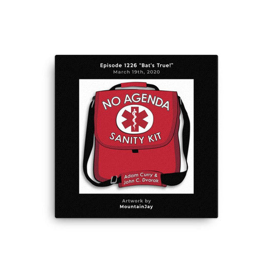 NO AGENDA 1226 - customizable canvas cover art