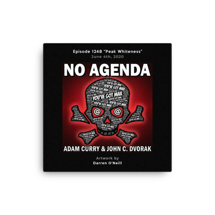 NO AGENDA 1248 - customizable canvas cover art
