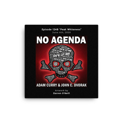 NO AGENDA 1248 - customizable canvas cover art